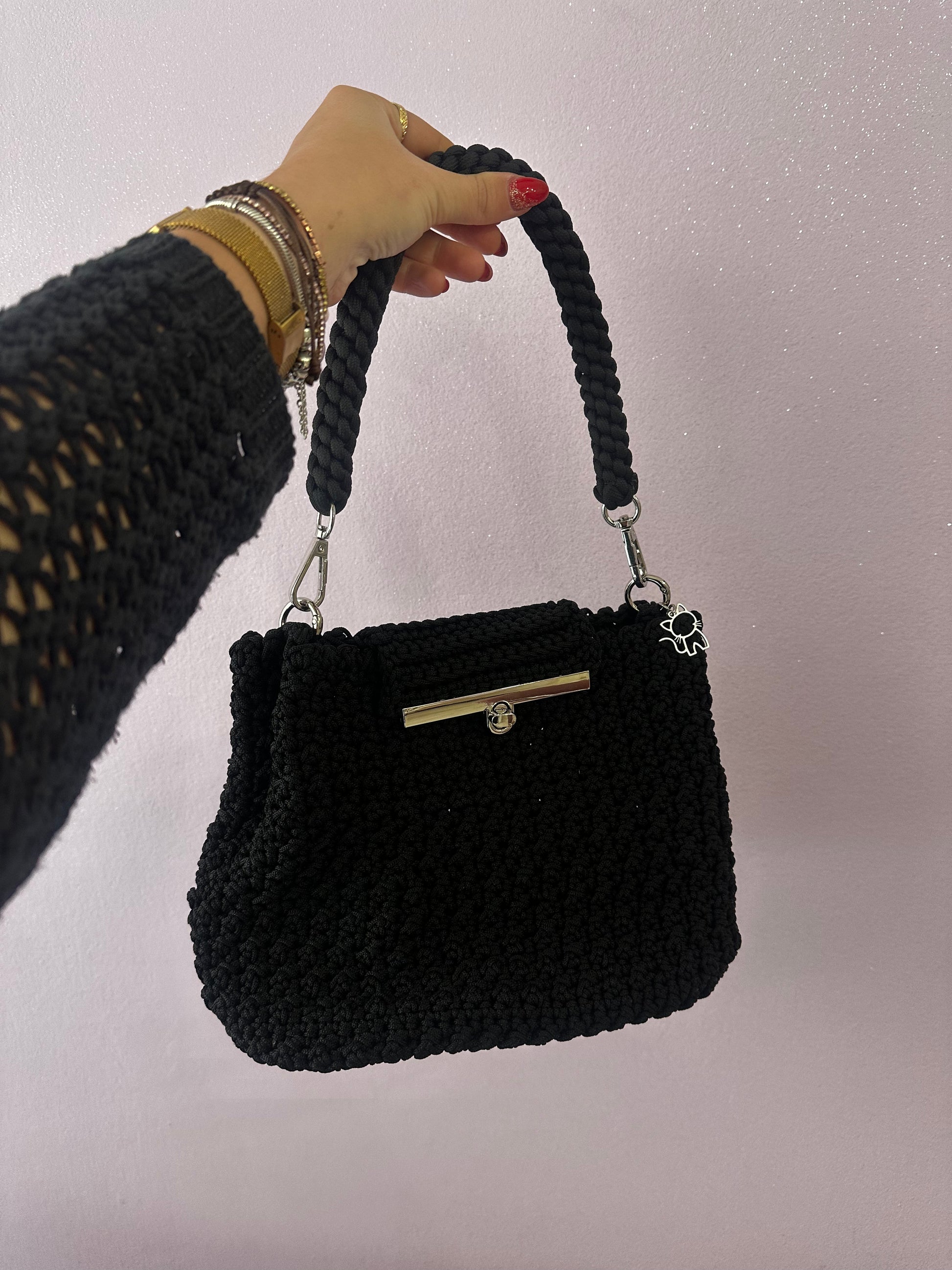 Borsa Artigianale Black | Lalù